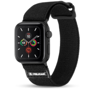 Pelican - Protector Series - Watch Band for Apple Watch Series 1/2/3/4/5-38-40mm - Black -   NO RETURN NO EXCHANGE - AS IS WHERE IS