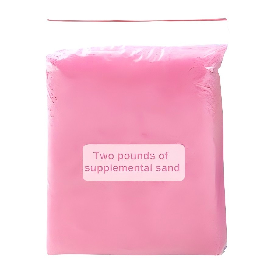 DAVU 39 sets 1Kg safe non-toxic sports sand toy set Space toy sand indoor toy set Inflatable cushion safe non-toxic and odorless color soft clay non-stick hand toy set