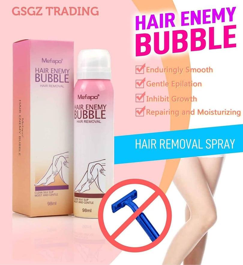 HAIR REMOVAL BUBBLE SPRAY review and price