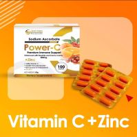 Reluxe POWER-C - Alkaline Vitamin C (Sodium Ascorbate) with Zinc Rosehip Camu Camu Moringa | Power C Vitamin C with Zinc