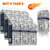 【BUY5 TAKE5】RoyoPanda Thickened 4Ply Hanging Tissue Facial Tissue Toilet Tissue For Deluxe Soft Super Absorbency Household Tissue 1000Sheets