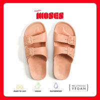 Freedom Moses Apricot Comfortable Slides for Adults