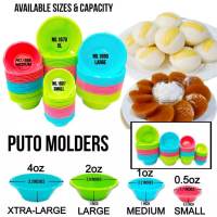 24PCS HIGH-QUALITY PUTO MOLDER LARGE MEDIUM SMALL MEMULTICOLOR BAKING TOOLS FOR PUTO KUTCHINTA