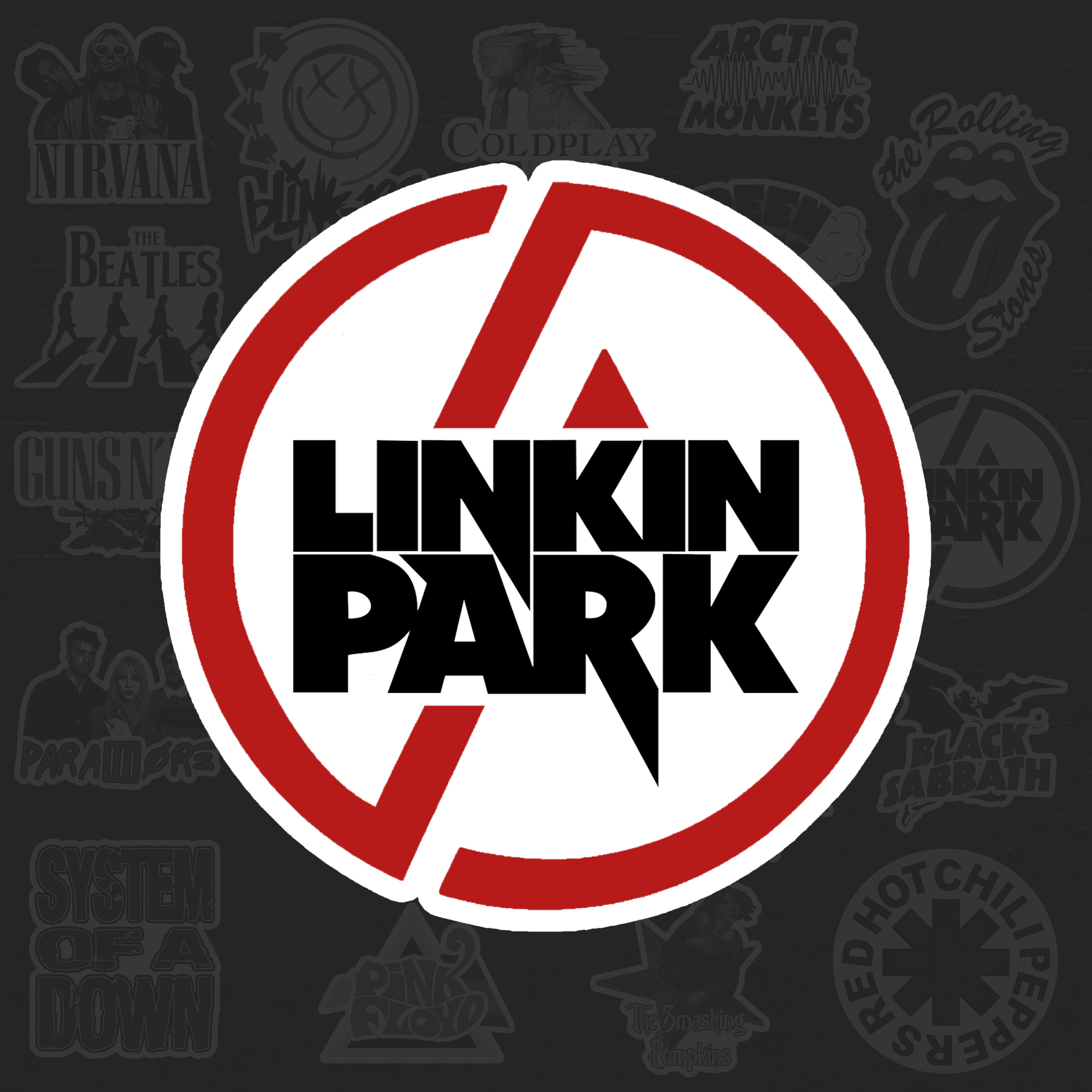 ROCK BANDS BAND VINYL STICKERS WATERPROOF HIGH QUALITY