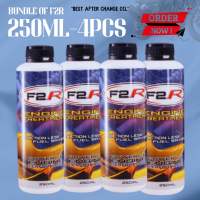 F2R Engine Treatment Oil (4 Bottles 250ml) for Gasoline or Diesel Engine with STICKER