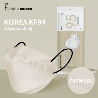 FUNLALA 100PCS KF94 Korean Protection Filtration Cover Anti Dust Pollution KF94 FaceMask 4-layer non-woven protective filter 3D Korean mas