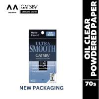 GATSBY OIL CLEAR POWDERED PAPER 70sheets