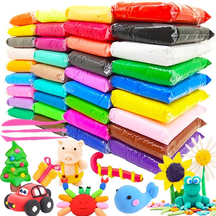 36 pcs Color Air Dry Clay With Tools Kids Early Education Toy DIY Lightweight Clay Children Toy Gift