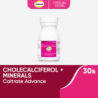 Caltrate Advance 30s Cholecalciferol + Minerals Helps Support Bones Muscles & Joints