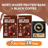 DUJOSOO Cocoa flavor protein bar Rich protein 0 trans fatty acids Low Sugar Eat a healthy diet 290g Box of 14 sticks