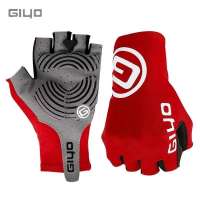 GIYO Breaking Wind Cycling Half Finger Gloves Anti-slip Lycra Fabric Mittens Racing Bike Gel Bicycle Cycling Gloves