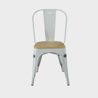 TOLIX Senna with Wooden Seat Metal Chair Dining Chair Living Room Chair