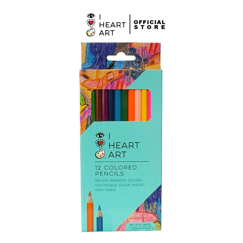 iHeartArt Colored Pencils 12 Colors