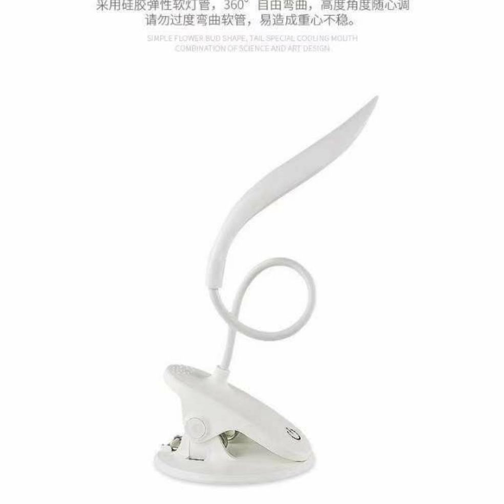 Clip Wireless Table Lamp Study 3 Modes Touch Rechargeable LED Reading Desk Lamp Table Light