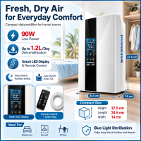 [Ready to ship] SHANBEN Dehumidifier air purifier household dehumidifier purification moisture dry quiet 2.2L water tank constant humidity setting function set the humidity more convenient Suitable for 30-60 ㎡