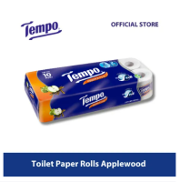 Tempo Toilet Paper Rolls Applewood (3-Ply 10 Rolls)