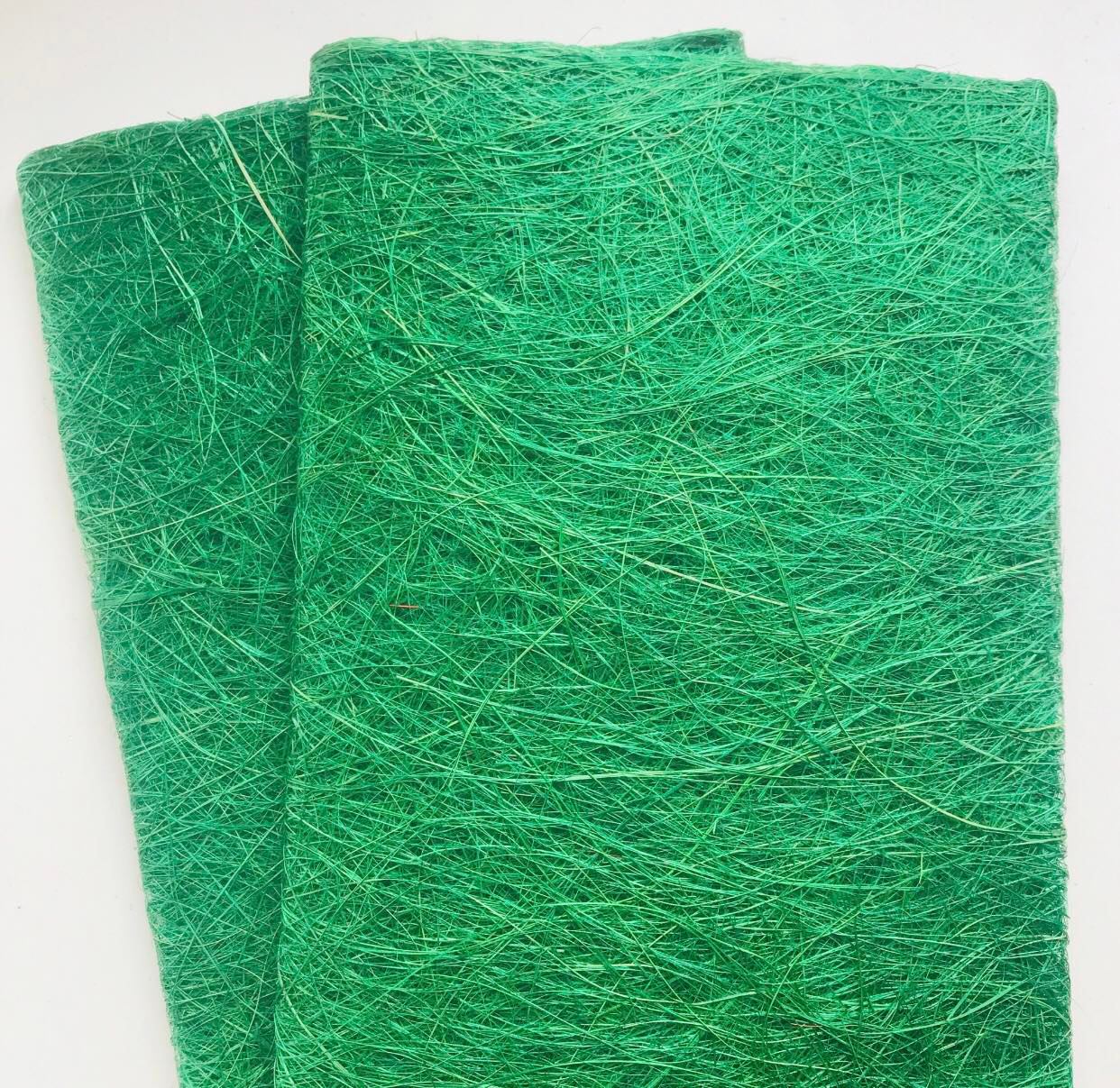 Abaca Scrunch Fiber Mat for Flower Bouquet Arrangement Wrapper 19inch by 5yards