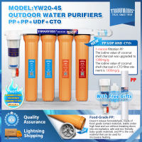 TROUWIDS 20 Inch Water Filter Whole House Water Purifier Complete Set For Deep Well
