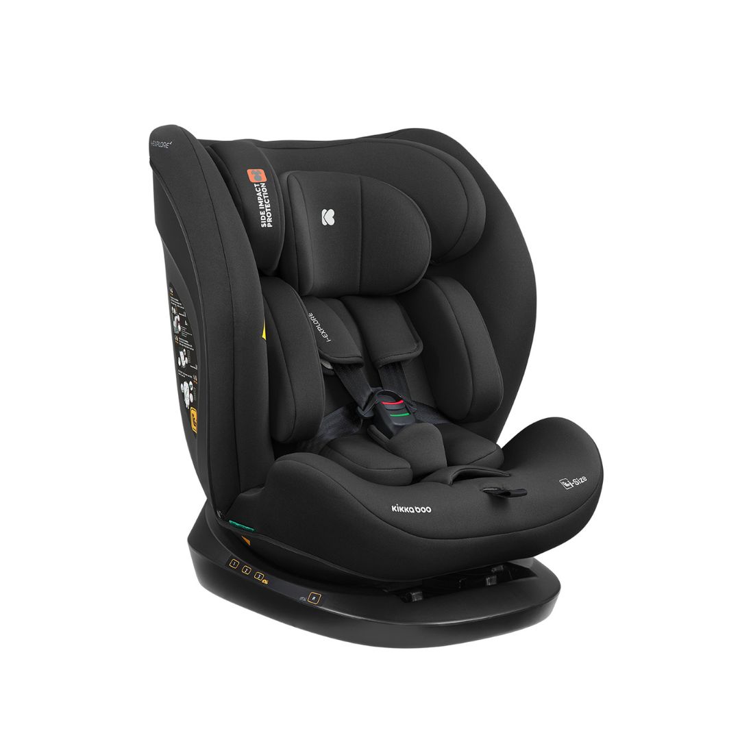 Kikkaboo I-Explore Car seat i-Size (40-150 cm) -Black