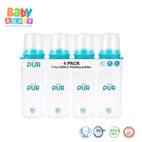 PUR Pack of 4 Standard BPA Free Feeding Bottle