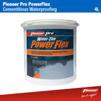 Pioneer Pro Water-Tite Power Flex Fiber-Reinforced Flexible Cementitious Waterproofing 4 Liters