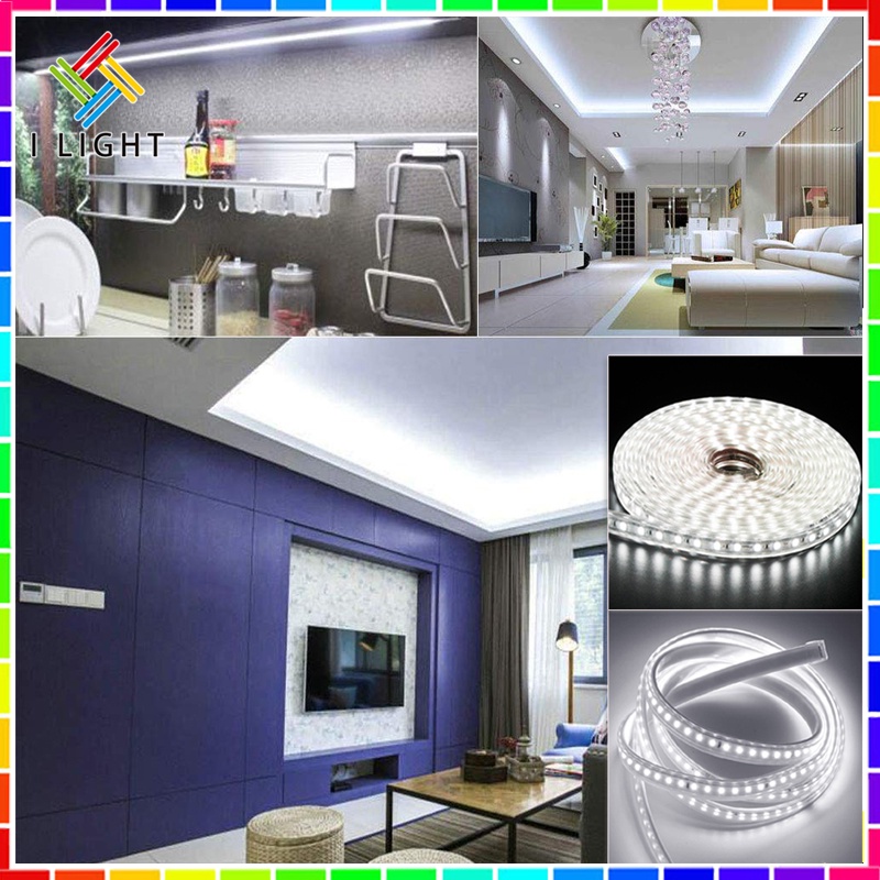 （Fast delivery）Power Plug for Led Strip Lights 8MM Outdoor&indoor Waterproof 60 leds Ceiling Christmas light