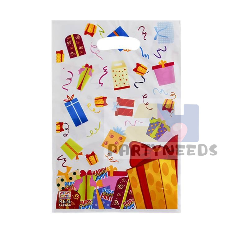 10pcs/pack happy birthday loot bag plastic bag gift bag party partyneeds decoration supplies