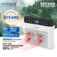 Nobico Multifunctional Portable Version  Air Purifier with Ultraviolet sterilization/Ozone/Ultrasonic Mite Removal / Negative Ionizer