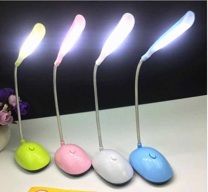 LED table lamp /desk lamp study lamp led light for room with portable clipuse AAA battery dongtian1105