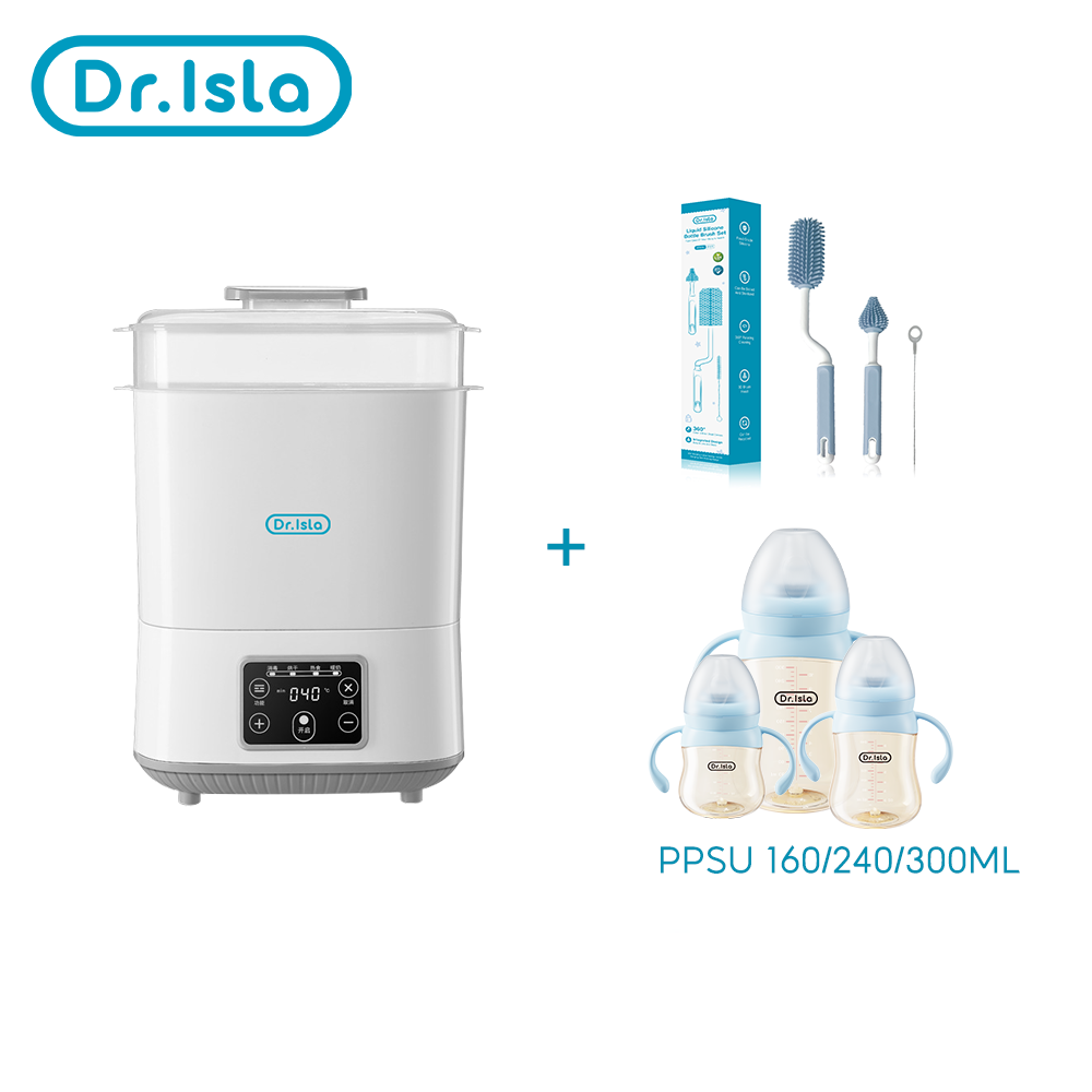 Dr.Isla Baby Bottle Sterilizer With Drying 5 In1 Bottle Heater Capacity Auto Shut-Off N30