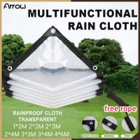 Transparent trapal waterproof makapal Household tricycle transparent rainproof cloth Thickened Plastic PE Film Transparent Rainproof Cloth Tarpaulin Garden Balcony Waterproof Tarp Cover Tent Shelter Transparent waterproof cloth