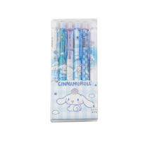 6Pcs/Box Cute Sanrio Gel Ink Ball Pen 0.5mm Kuromi/Melody/Cinnamorol lPress Pen Student Stationery