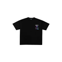 RASTACLAT Top: DBTK x Rastaclat - Quantum Tee Black