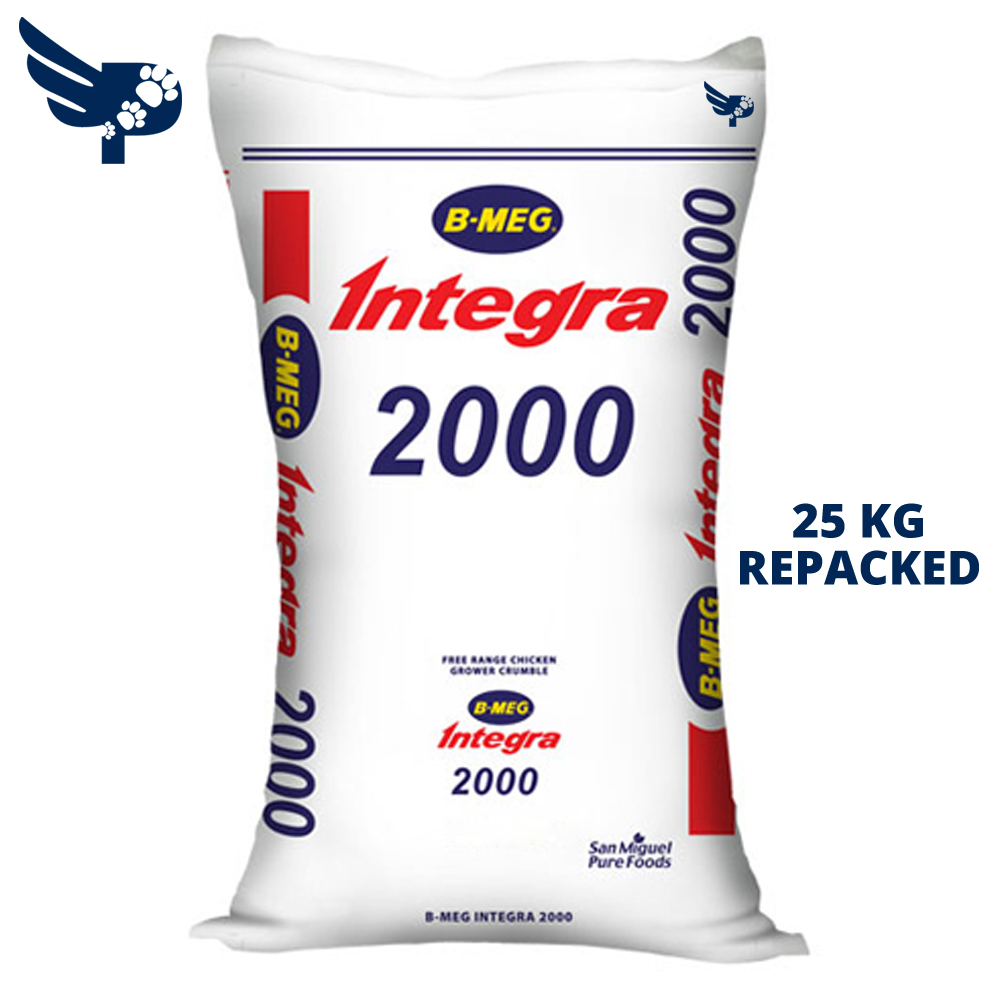 BMEG Integra 2000 Free Range Chicken Grower Crumble 25KG Repacked