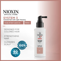 NIOXIN [System 3] Scalp & Hair Leave-On Treatment for Colored Hair with Light Thinning 100ml