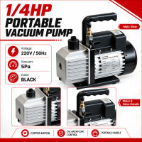 Vacuum Pump Value VE-115 1/2HP  2 cfm Mini Portable Air Vacuum Pump for Air Conditioning / Refrigerator / Car Aircon