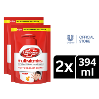 [BUNDLE OF 2] Lifebuoy Antibacterial Hand Wash with Multivitamins+ Total 10 394ml Refill