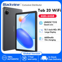 Blackview Tab 20 WIFI Tablets 10.1 HD+ IPS Display Widevine L1 4GB 64GB Unisoc T310 Android 15 6600mAh 8MP Tablet Pad PC Global version
