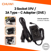 Chuwi 3 Socket 19V / 3A TYPE - C Charger / CoreBook X Models / Laptop Charger / Adapter / DVE