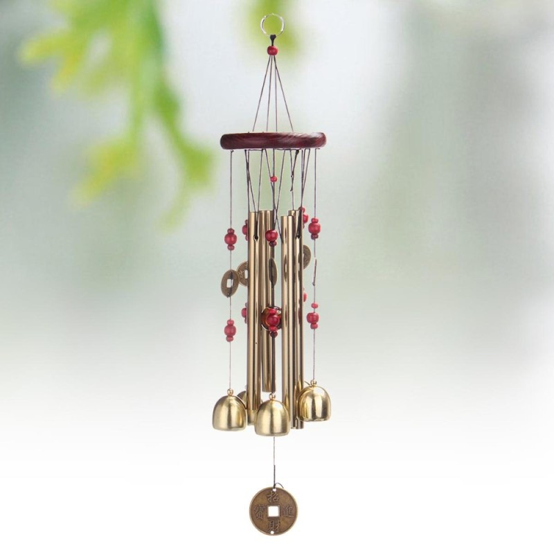 Wind Chimes Outdoor Garden Yard Bells Hanging Charm Decor Windchime Ornament Tube number