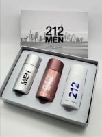 Carolina Herrera 212 Men Set With 3x30ml