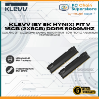 KLEVV (BY SK HYNIX) FIT V 16GB (2X8GB) DDR5 6000MHZ CL30 AMD OPTIMIZED DIMM GAMING MEMORY RAM - LOW PROFILE / ALUMINUM HEATSINK