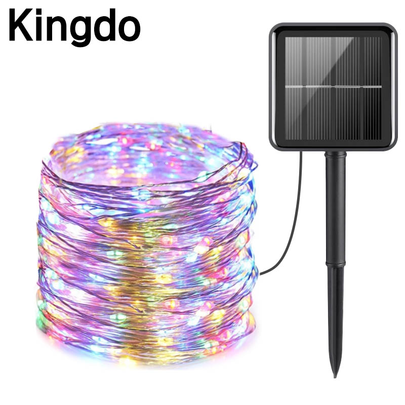 50/100/200/300leds Solar christmas lights outdoor waterproof 7M 12M 22M 32M solar lamp Decoration For Home Garden fairy lights