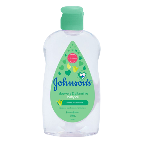 A160 Johnsons Baby Oil Regular Aloe Vera & Vit. E 125ml | 50ml | 1pc