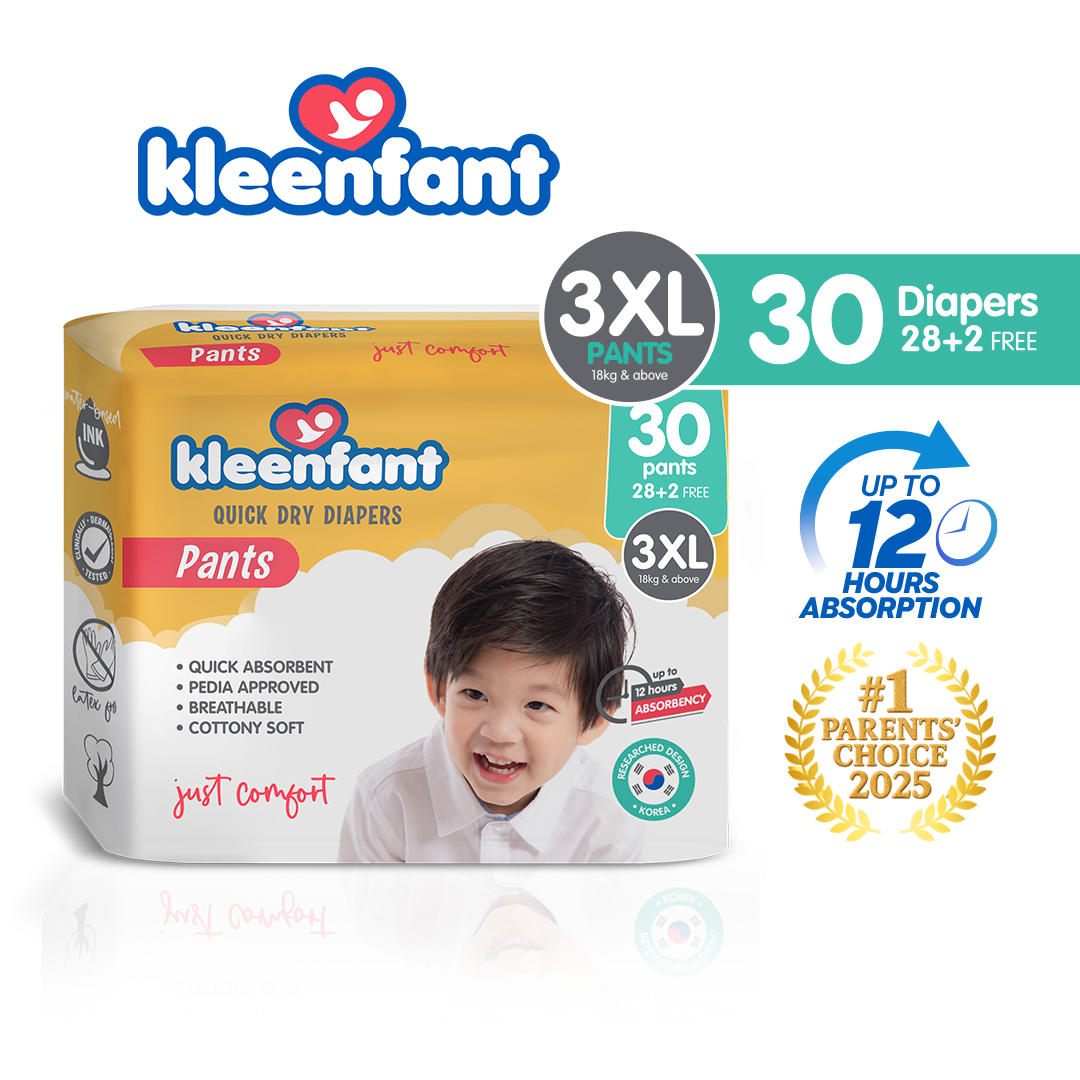 Baypal Kleenfant Baby Pull-up Pants Diaper XXXL (30 Pads) Disposable Diaper Baby Essentials Free Shipping