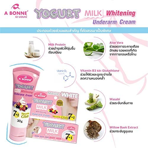 A Bonne Magic White Yogurt Milk Whitening Underarm Cream 30g review and