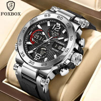 LIGE Luxury LCD Display Men Wrist Watches Luminous Sport Men Watch Waterproof Military Quartz Men Watch + Box