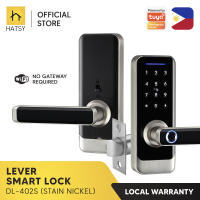 HATSY - Wi-Fi Lever Digital Smart Lock Fingerprint Passcode IC Card Manual Key (No Gateway Required)