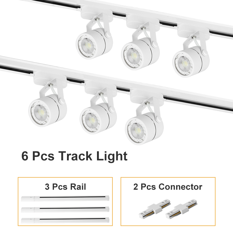 【💡10 Years Warranty💡】TEP Track Light 3 Color Full Set LED Track Light Track Spotlight Ceiling Light Mini Track Light 220v Track Light Can Rotate 360 Degrees