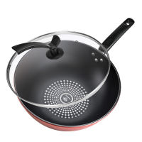26/28/30cm Soup Pot with Lid Non-Stick Wok Frying Pan Induction Cooker Thickened Stewpot Kitchenware